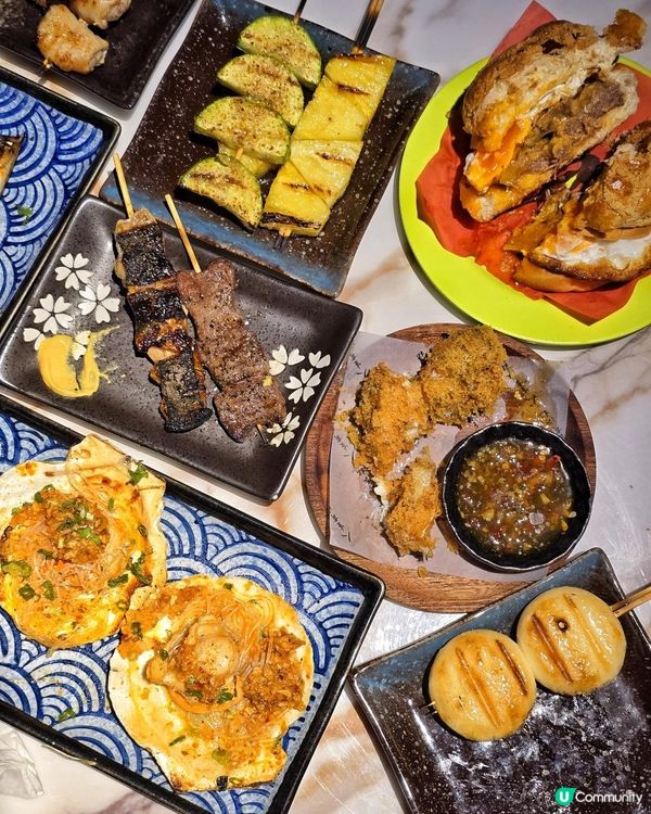 旺角串燒店特色菠蘿包