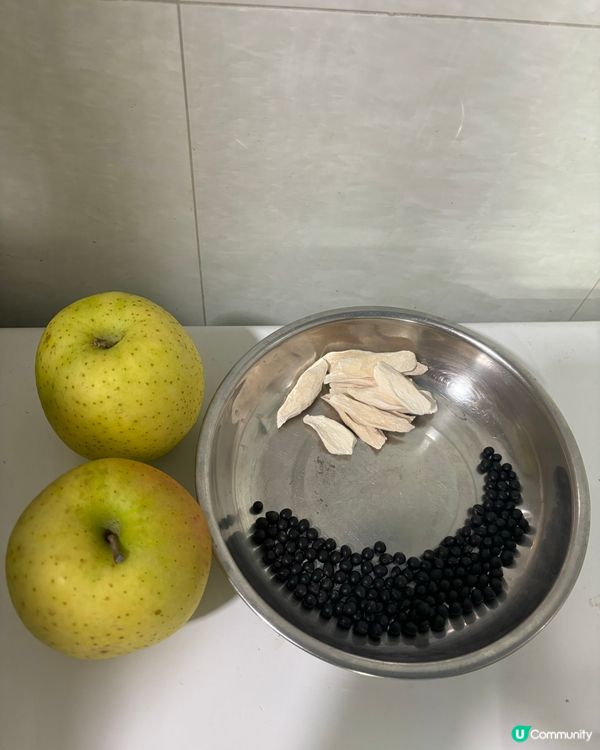 養生系列：黑豆准山蘋果水