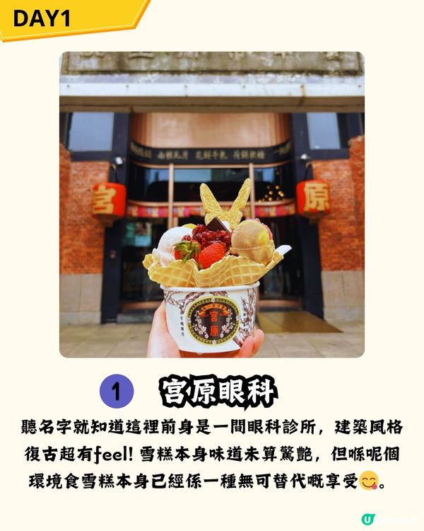 🌈台中快閃三日兩夜打卡美食行程  必到高美濕地／宮原眼科！ 附交通🚗＋酒店建議