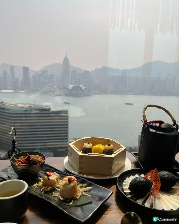 尖沙咀胡同嘆茶😋  維港靚景配精緻點心！一試難忘🤤