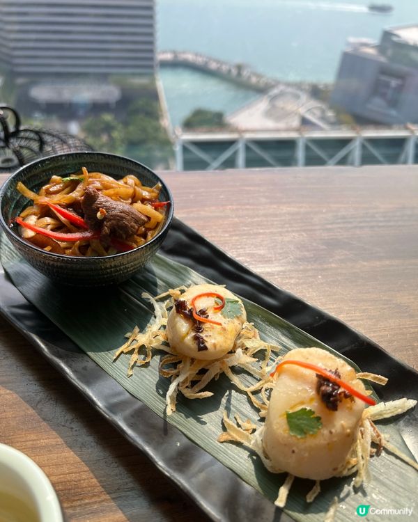 尖沙咀胡同嘆茶😋  維港靚景配精緻點心！一試難忘🤤