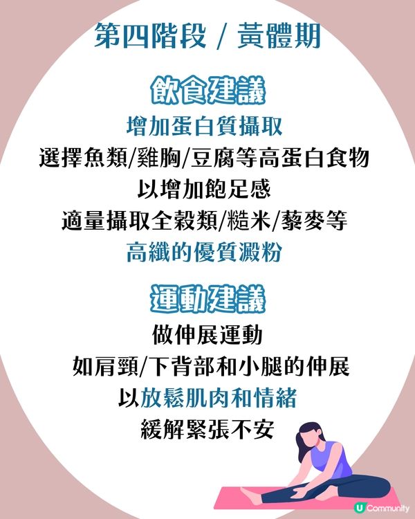 經期減肥法 | 月經後一星期係減肥黃金階段！排卵期食慾大增點算？附飲食/運動建議