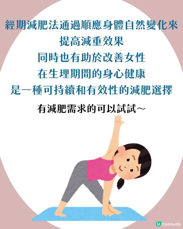 經期減肥法 | 月經後一星期係減肥黃金階段！排卵期食慾大增點算？附飲食/運動建議