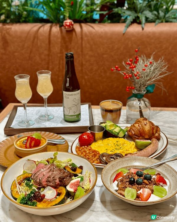 聖誕深圳一日遊💓在聖誕氣氛濃厚的田園風餐廳打卡，再去酒店過夜...