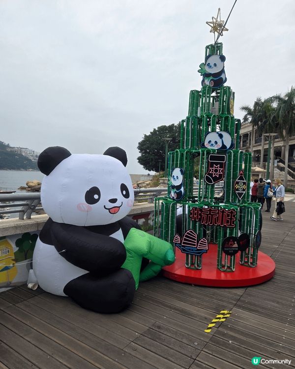 今個聖誕，赤柱市集好不熱鬧，人頭湧湧，大家都好開心，周圍影，...