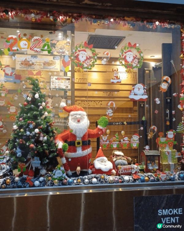滿滿的聖誕裝飾感覺Super Warm，大家都要約埋一班三五...