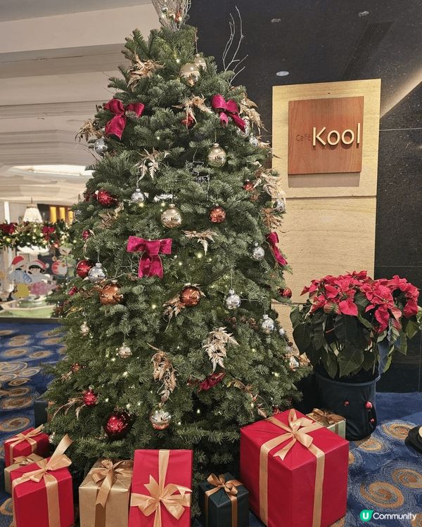 尖沙咀香格里拉酒店充滿聖誕氣氛，真的忍不住要打卡影相，感受濃...