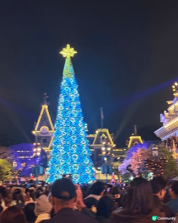 聖誕節梗係入迪士尼，感受下農曆聖誕氣氛，帶着聖誕頭飾同迪士尼...