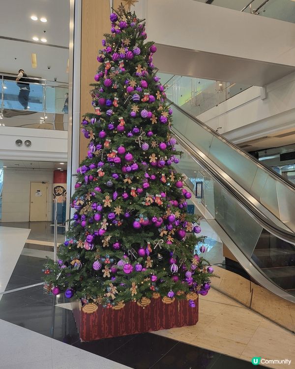 各區聖誕樹，最靚係郵筒聖誕樹，有特色。
