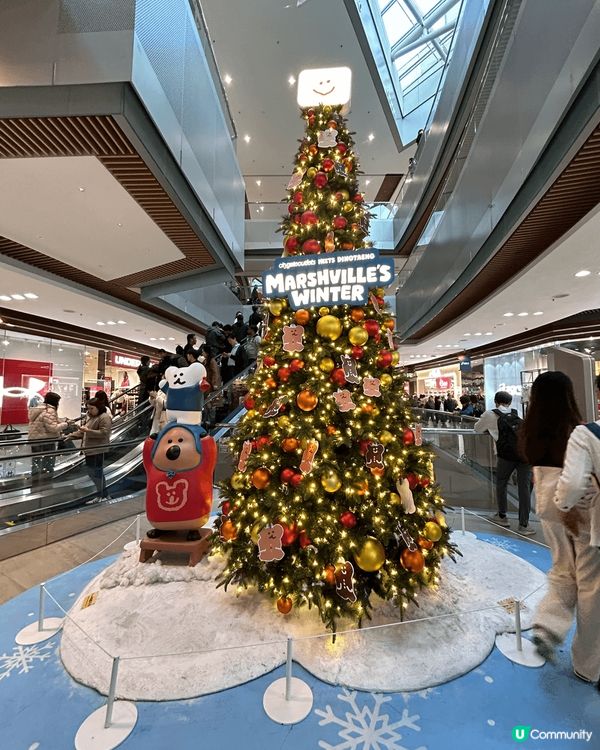 聖誕節到處都是聖誕裝飾，每個商場都佈置得好靚，好有節日氣氛，...