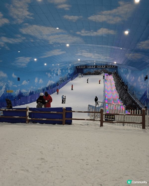 聖誕同正正玥玥返左深圳，去世界之窗玩，估唔到入面有個冰雪天地...