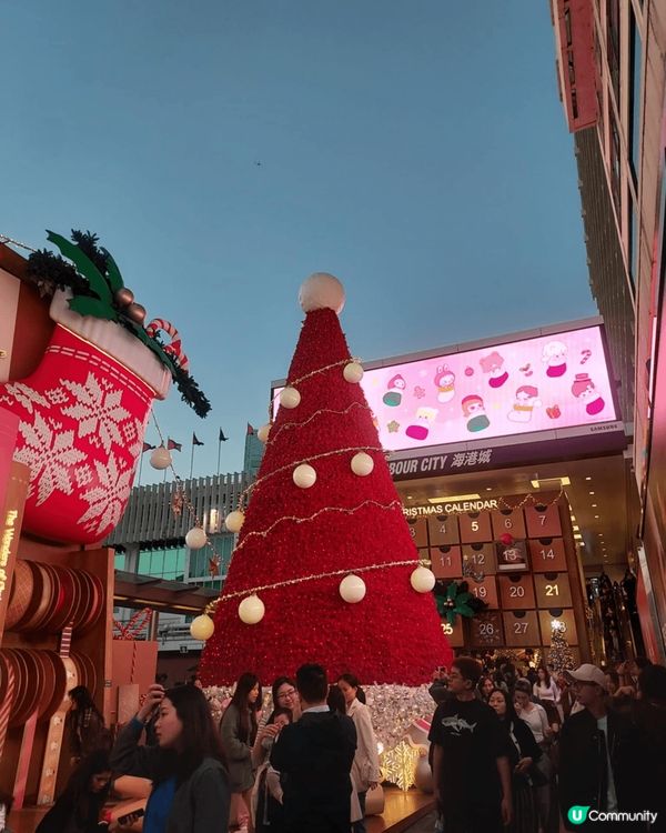 聖誕打卡熱點一定系尖沙咀海港城，上星期去左尖沙咀海港城，聖誕...