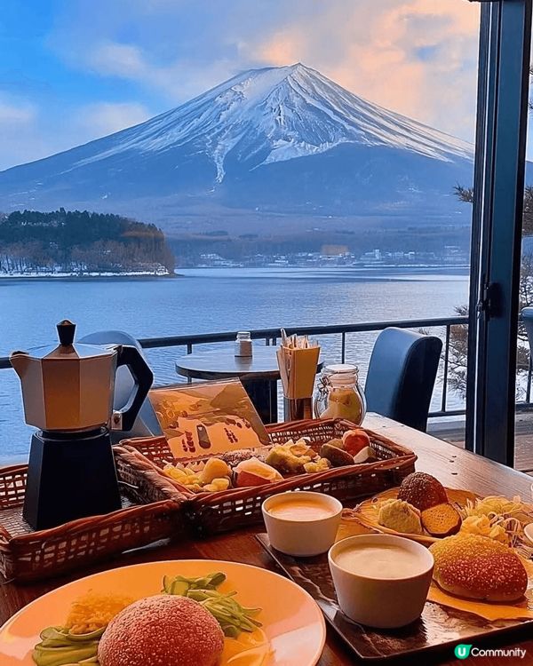 富士山河口湖温泉酒店係我住得最舒服的酒店, 每日對住富士山食...