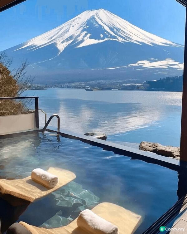 富士山河口湖温泉酒店係我住得最舒服的酒店, 每日對住富士山食...