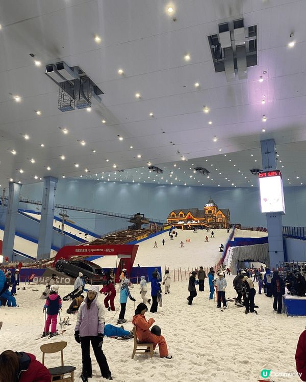 聖誕打卡熱點梗係廣州融創茂去滑雪啦！坐4小時直通巴直接到達商...