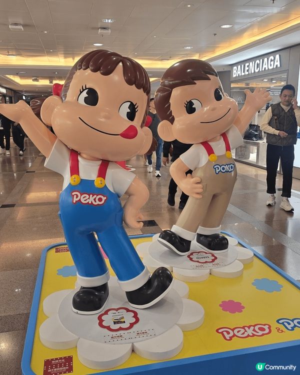 好可愛牛奶妹同牛奶仔登陸海港城，好多打咭位要影相好好影。又有...