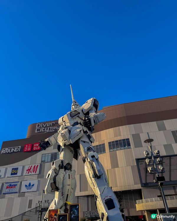 台場打卡必訪！1:1 獨角獸高達變形秀 + 高達旗艦店