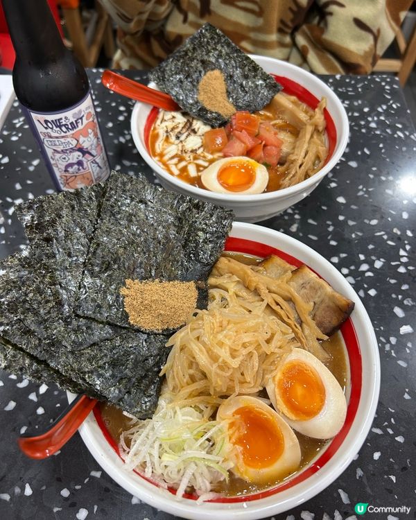 荃灣人氣拉麵🍜  特盛魚介豚骨拉麵，滿足你嘅胃！