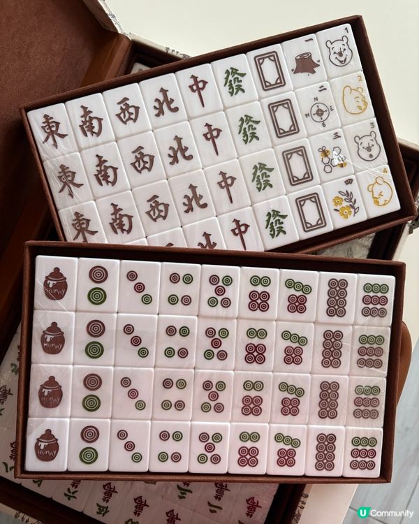 🐻‍❄️新年換新麻雀🀄️正版小熊維尼麻雀套裝🧰