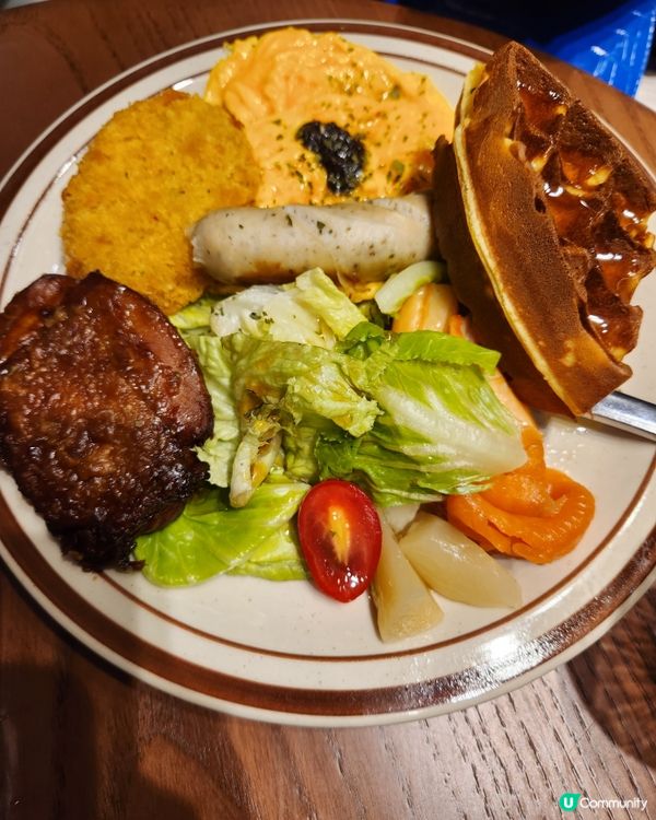 🪭昭和喫茶店 嘆番個洋風全日早餐🍳歡迎互相關注❤️