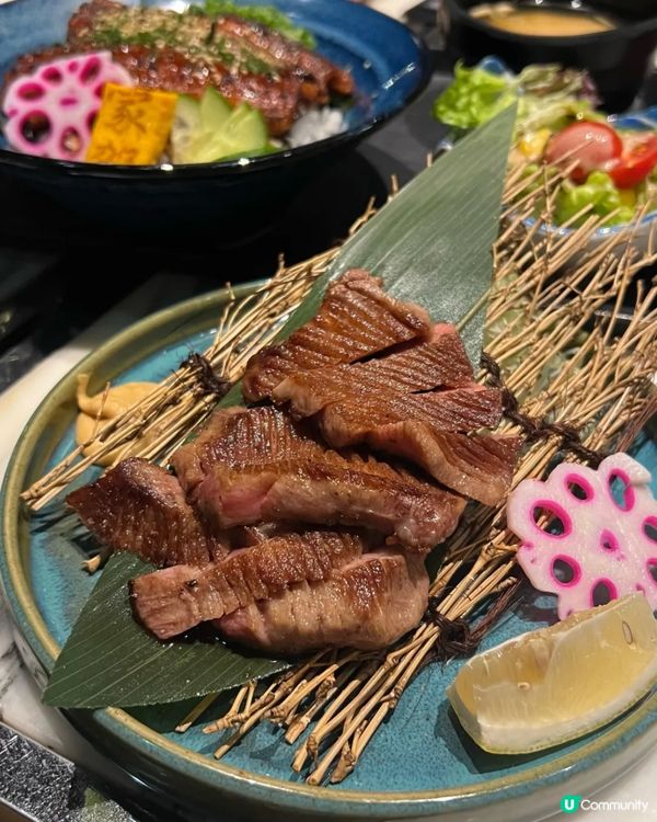 灣仔食好西！家賀屋牛舌芯厚切🤤