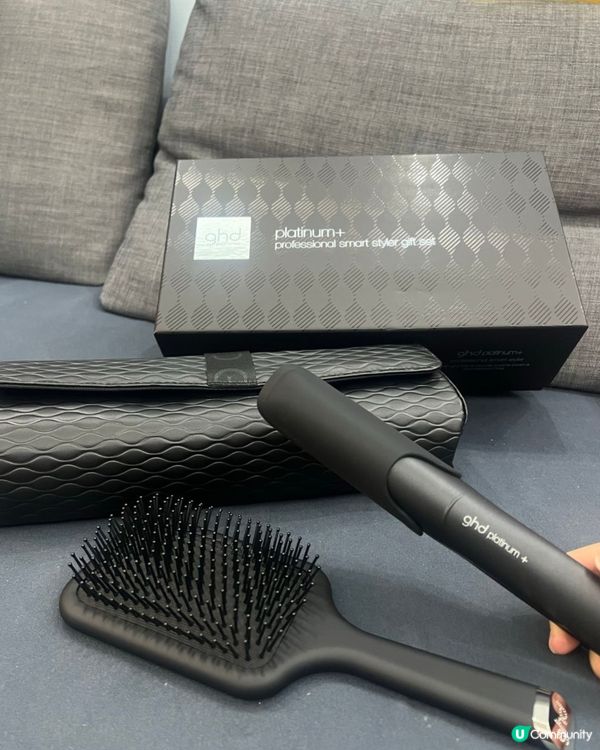 開箱GHD直髮夾套裝🤩趕上班救星，5秒即熱 3分鐘夾完靚髮！
