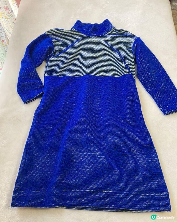 三宅一生藍黃裙(Funbid)