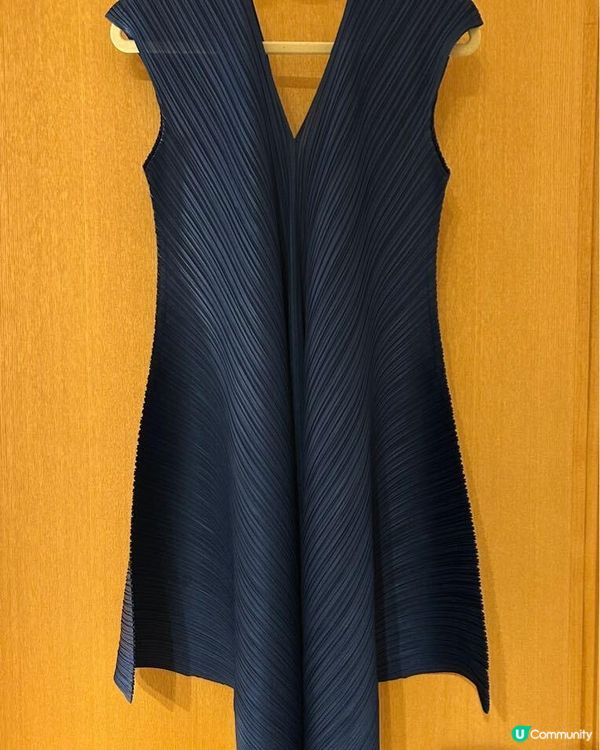 三宅一生深藍變形裙「Funbid」