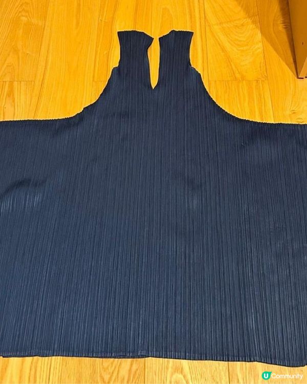 三宅一生深藍變形裙「Funbid」