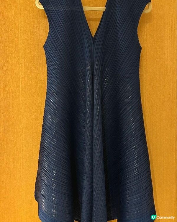 三宅一生深藍變形裙「Funbid」