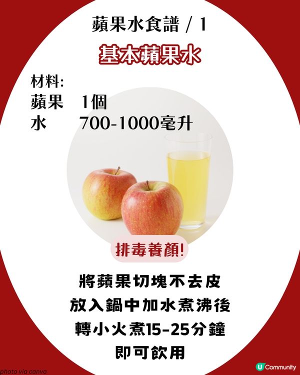 小紅書大熱！養生美顏蘋果水🍎 2大禁忌+詳細食譜！