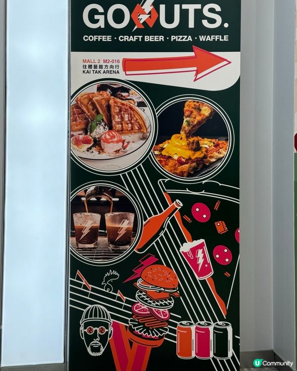 啟德體育園新餐廳打卡 🏀😋必試窩夫！pizza超足料！