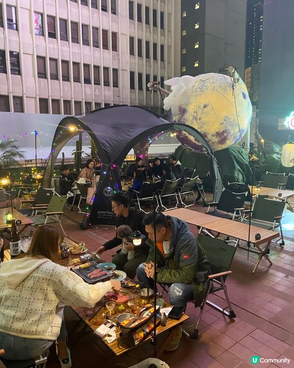 銅鑼灣隱藏版城市露營！😍特選魚羽太 😍A4宮崎和牛壽喜燒!!