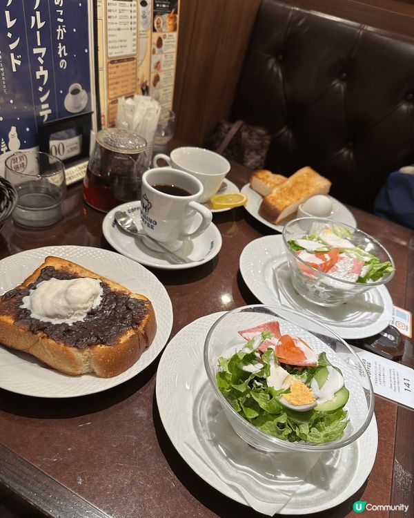 去日本旅行點可以唔去食一個美味早餐，今次去星乃叻啡店，咖啡加...