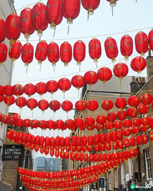 大年初一的倫敦唐人街