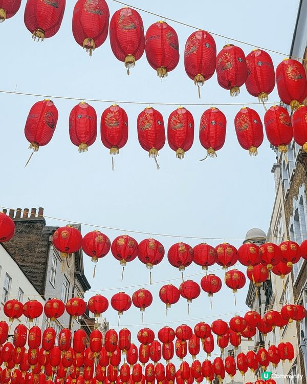 大年初一的倫敦唐人街