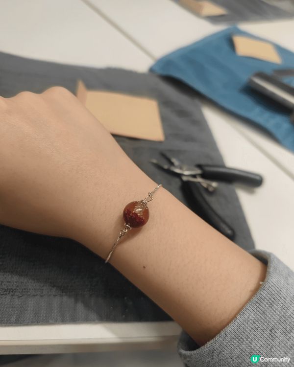 今日参加咗「食物残渣升級再造手链工坊」，真系好有意义又好玩！...