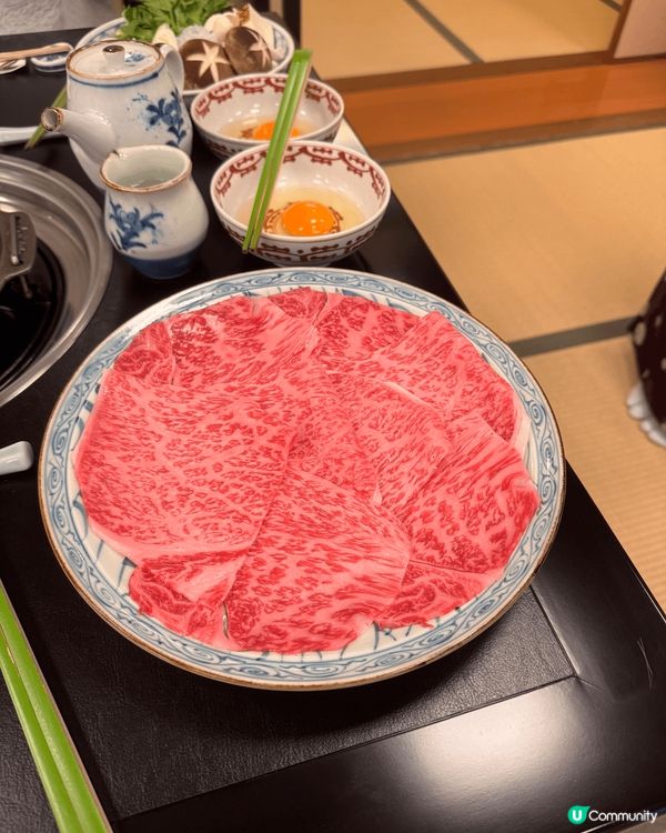 在日本東京吃的和牛燒肉 吉列牛 壽喜燒