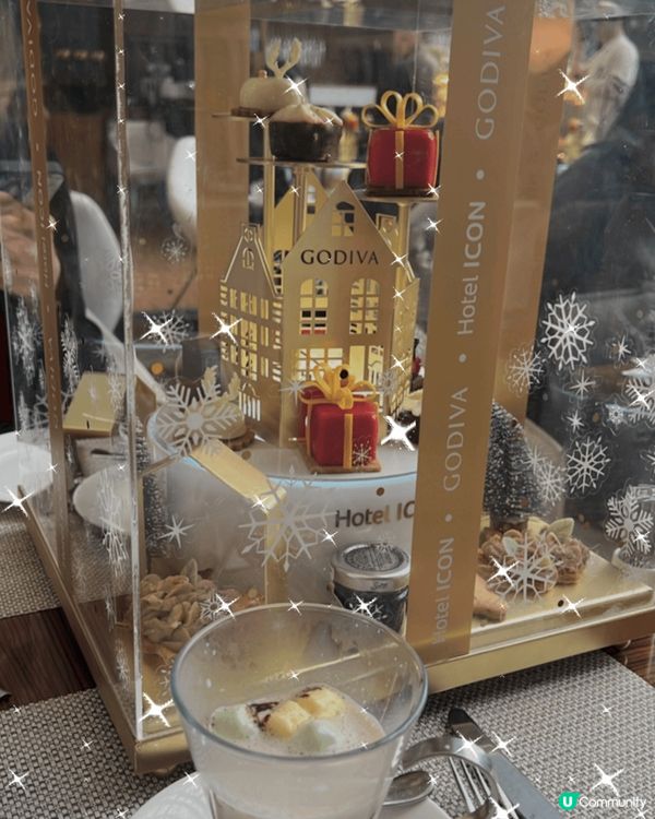 充滿聖誕氣氛嘅high tea～