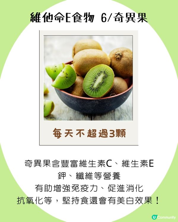 流感又殺到！8款維他命E食物增強免疫力！✨杏仁、奇異果都上榜🥝