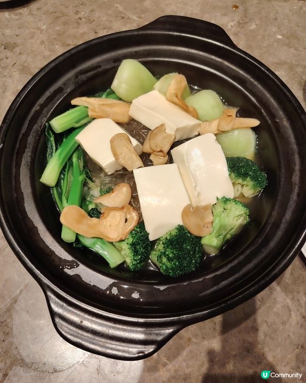 雜菜粉絲煲,清清地啦