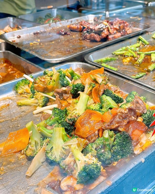 🎏灣仔雙餸飯有堂食放題‼️任飲奶茶·任添白飯·素菜無限加