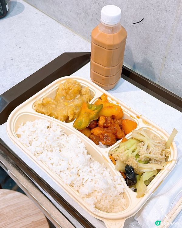 🎏灣仔雙餸飯有堂食放題‼️任飲奶茶·任添白飯·素菜無限加