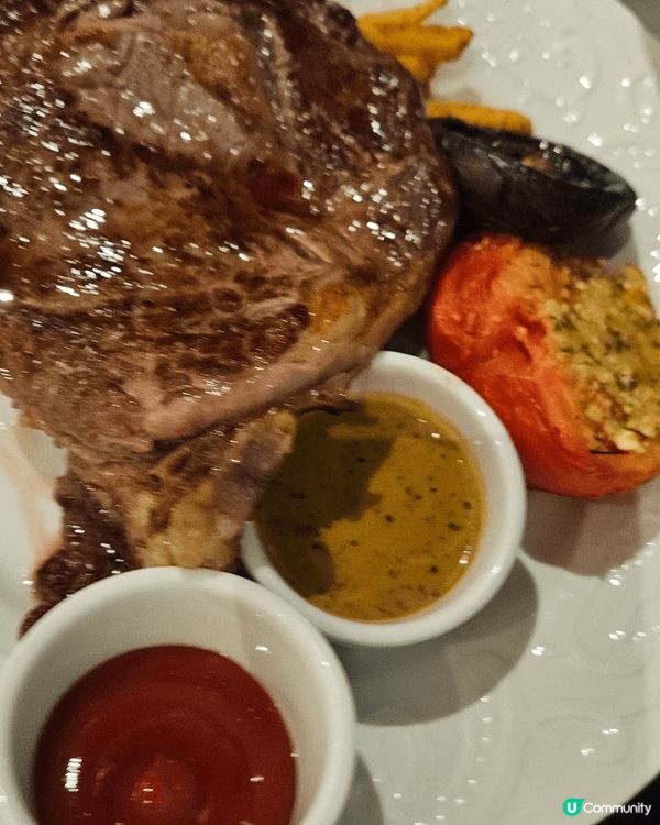 金鐘廊simplylife情人節晚餐 牛扒非常之好味 魚要整...