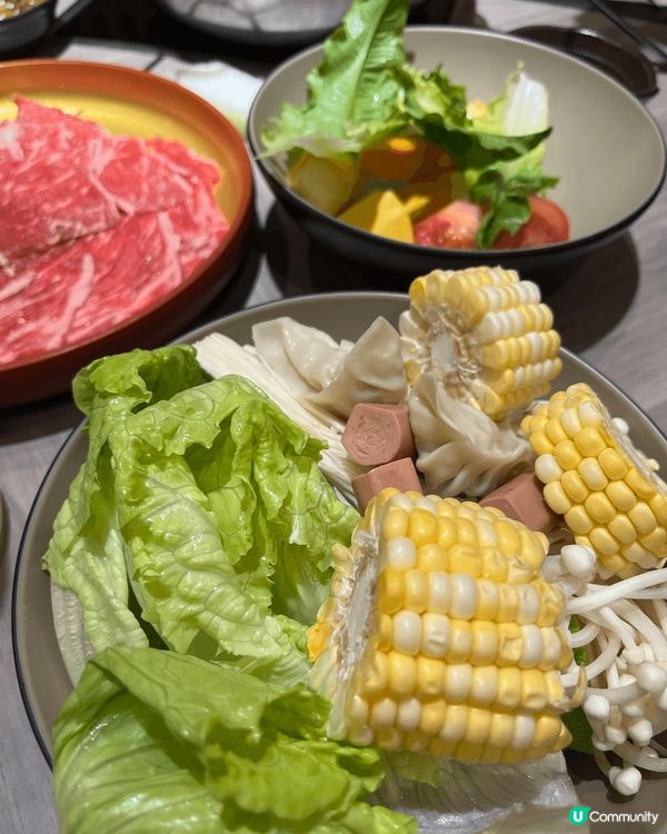 掂 午市食自助餐 有得放題打邊爐都係$100炸 野食算多款同...