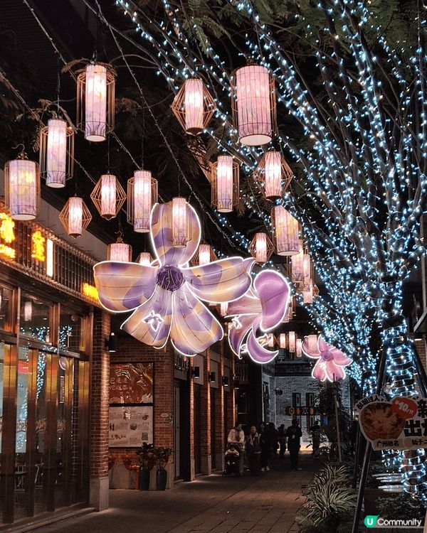 廣州地標上下九路的永慶坊，晚上環境優美，免費入場，值得去。順...