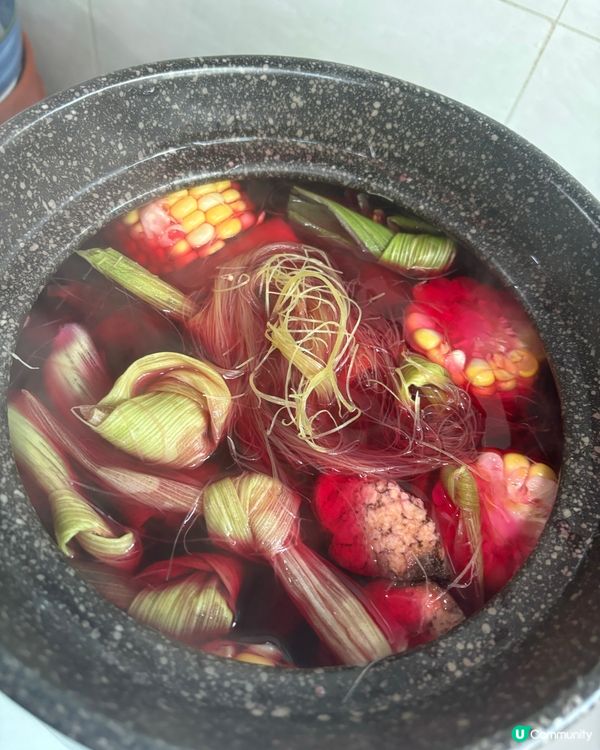 養生系列：紅菜頭甘荀粟米水