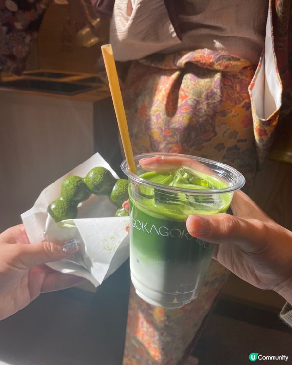 清水寺 抹茶latte 