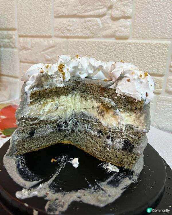 低糖黑芝麻豆乳慕絲蛋糕🎂  生日必試！