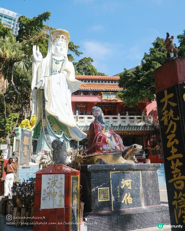 【玩下淺水灣】水天一色海邊天后廟 - 淺水灣天后廟